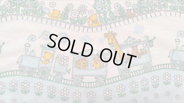 画像4: アニマル★ワンダーランド（水色）はぎれ