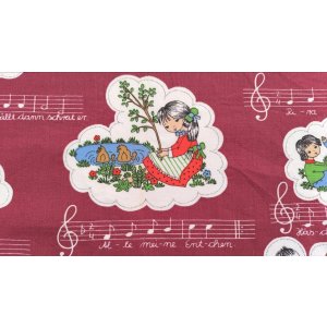 画像: 70's◆音楽の都の、無表情な子供たち。（はぎれ）