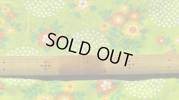 画像2: ドイツ70's★お花と水玉サークル♪（ピローケース）