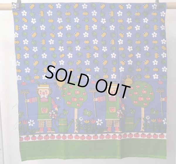 画像3: 未使用アウトレット◆ドイツ70'sリンゴと花と農夫