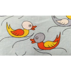 画像: 70's とぼけた表情の鳥たち（ピローケース）