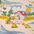 画像1: ネコの家＋鳥の追いかけっこ（大きなはぎれ）