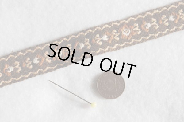 画像2: 【98cm】茶色の小花