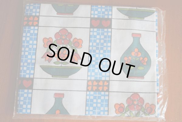 画像1: 70'sキッチンクロス未開封！