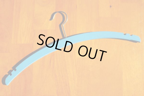 画像1: 木製ハンガー（Ａタイプ：水色）