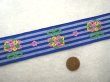 画像2: ストライプ＆花束（青）再入荷