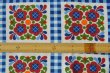 画像3: 70's●青いチェックとレトロな花