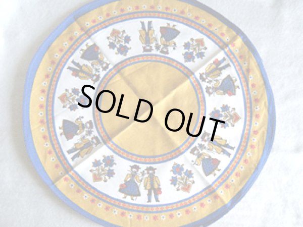 画像2: ランチョン・マット【チロリアン・カップル】黄