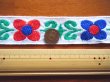 画像2: 【60cm】２色の花ヒッピー風チロリアンテープ