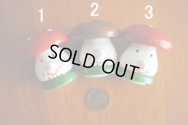 画像1: キノコの顔