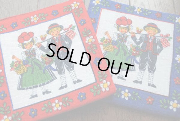 画像1: チロリアンカップル鍋つかみ２個組