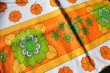 画像1: オレンジ系のレトロなお花