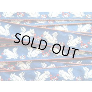 画像: 向かい合うリス（青）再入荷！