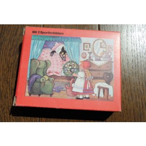 画像: 旧東ドイツ時代のパズル（赤ずきん）
