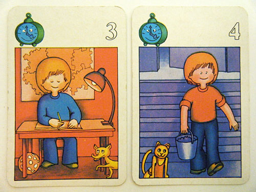 画像3: 【４枚組】旧東ドイツ時代のカード（時計＆茶髪の男の子）