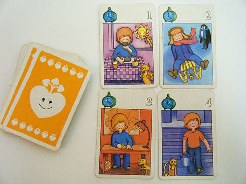 画像1: 【４枚組】旧東ドイツ時代のカード（時計＆茶髪の男の子）