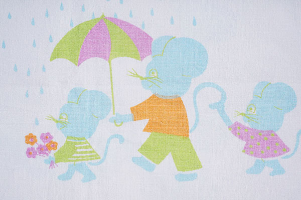 画像3: 天気雨の日の、お散歩ネズミ（水色）再入荷