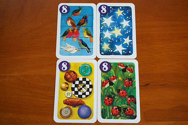 画像1: 【４枚組】旧東ドイツ時代のカード（８の数）