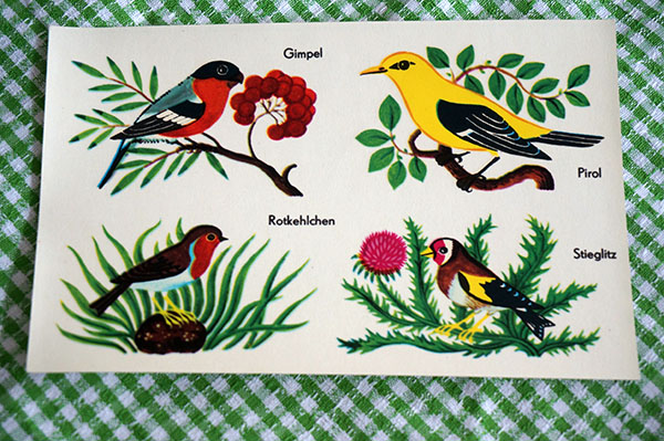 画像2: 旧東ドイツ時代のデカール（４種類の鳥）