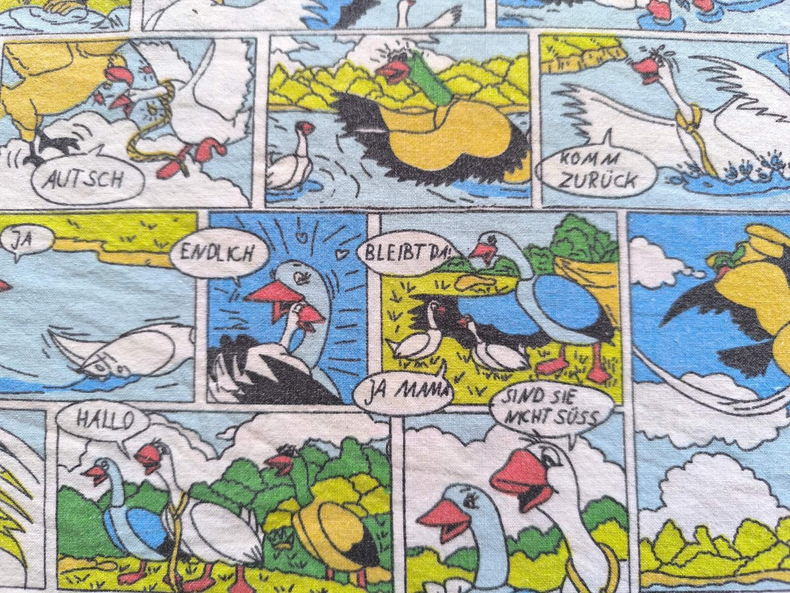 画像1: ドイツ語の漫画イラスト★ピローケース