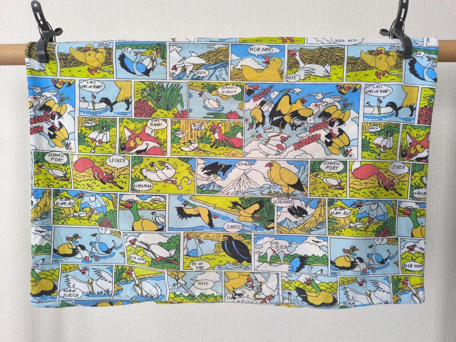 画像3: ドイツ語の漫画イラスト★ピローケース