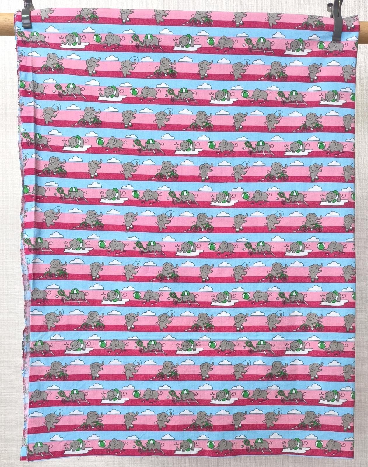 画像4: トライアスロンに出たいゾウ〜（はぎれ）