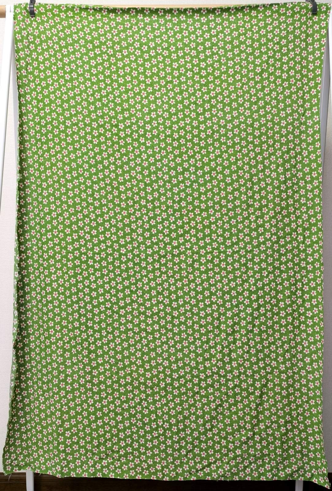 画像5: ドイツ70's★可愛い小花のファブリック（タオル地）はぎれ大