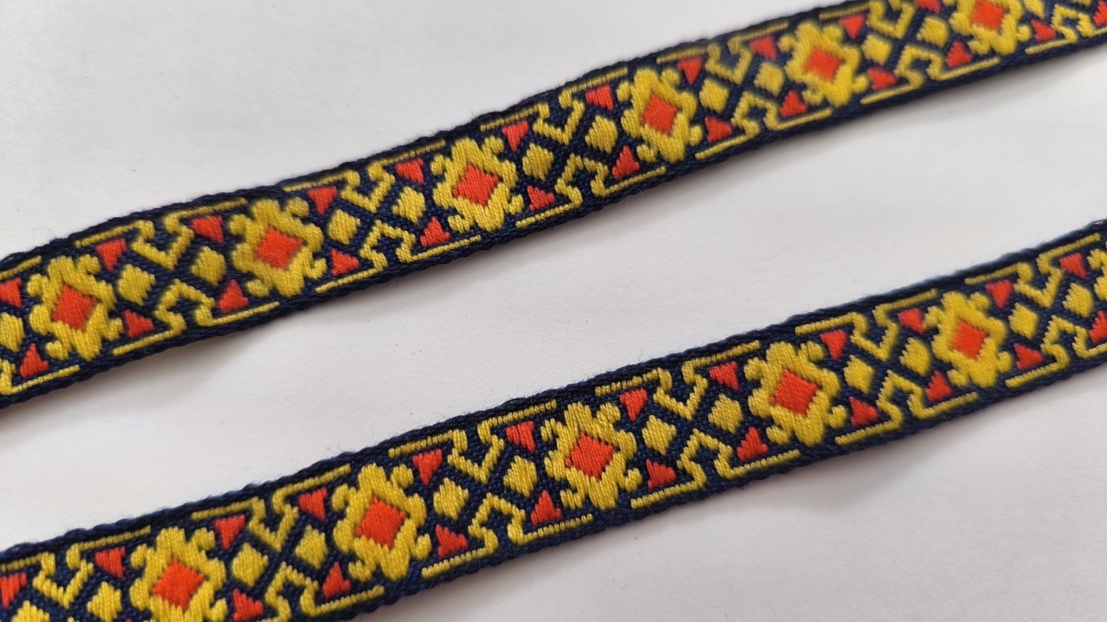 画像3: 【41+55cm】エスニックな感じの幾何学模様◆2本セット