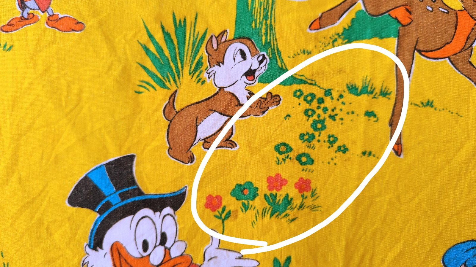 画像2: ドイツビンテージ◆ディズニーはぎれ