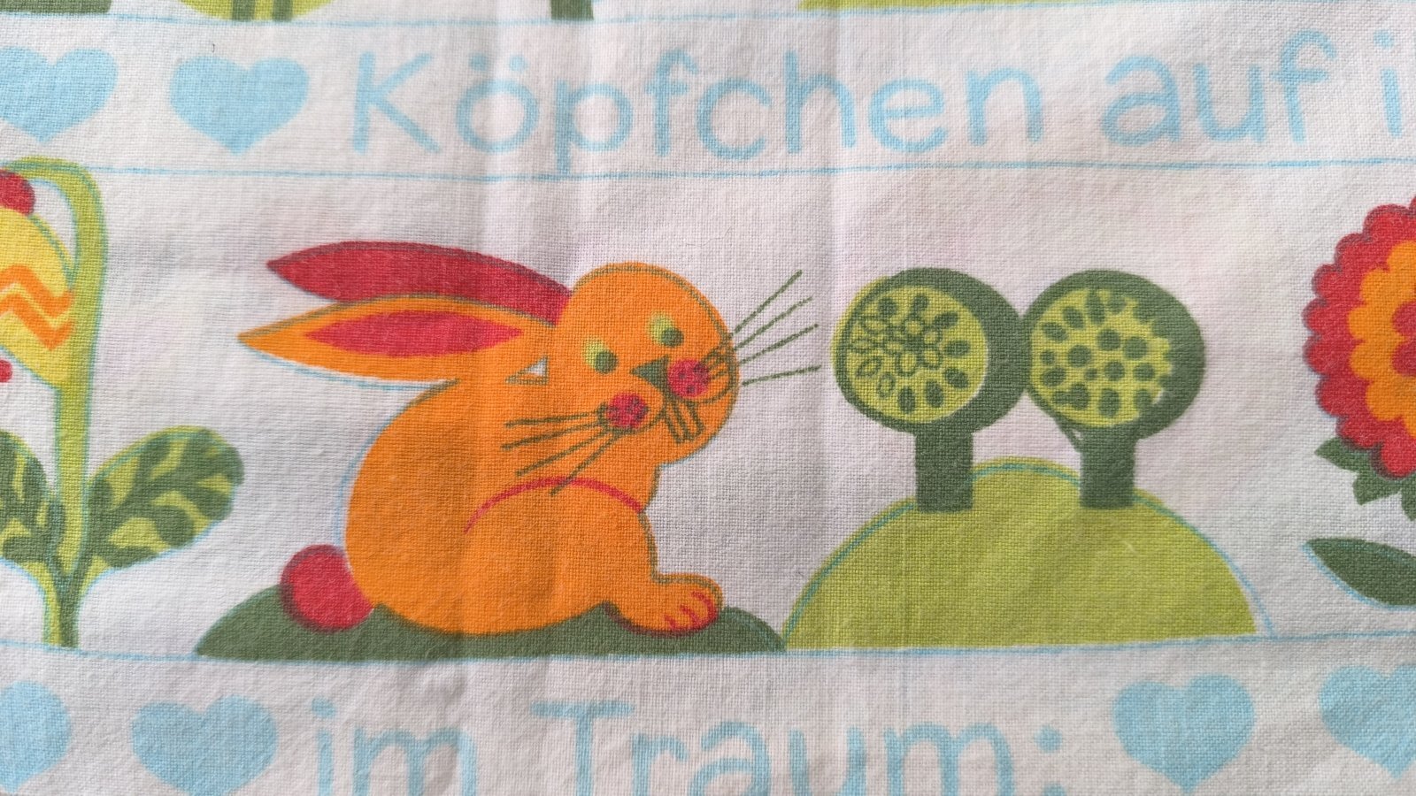 画像4: 【グラジエラ】ドイツ語歌詞入りイラストファブリック（白地）