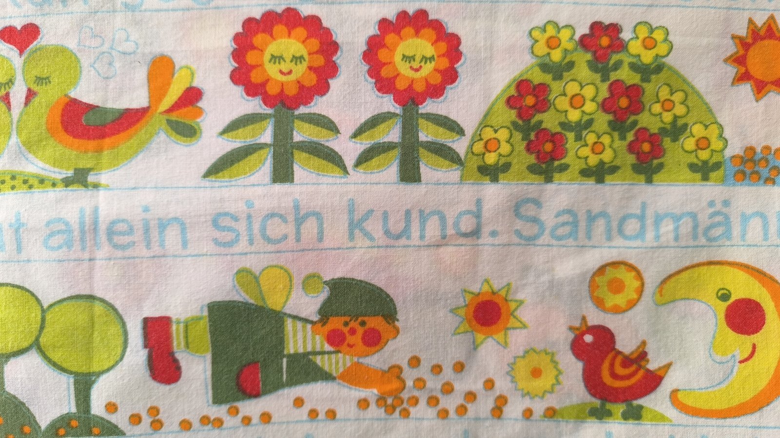 画像6: 【グラジエラ】ドイツ語歌詞入りイラストファブリック（白地）