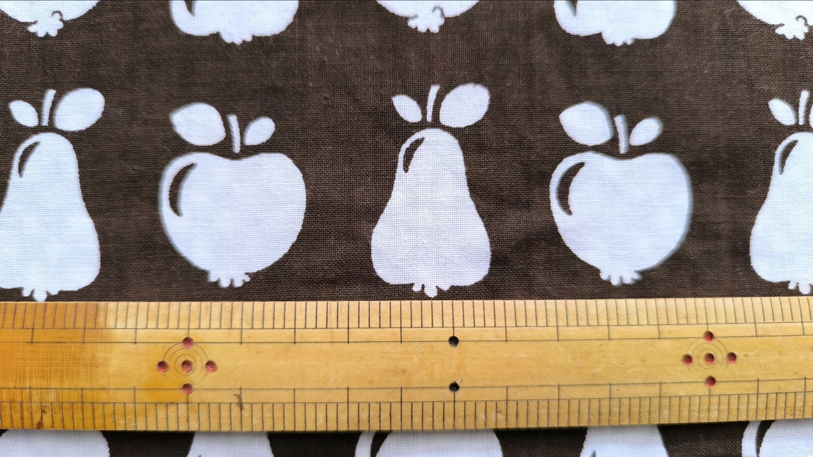 画像2: ドイツビンテージ★リンゴと洋梨のカフェマット