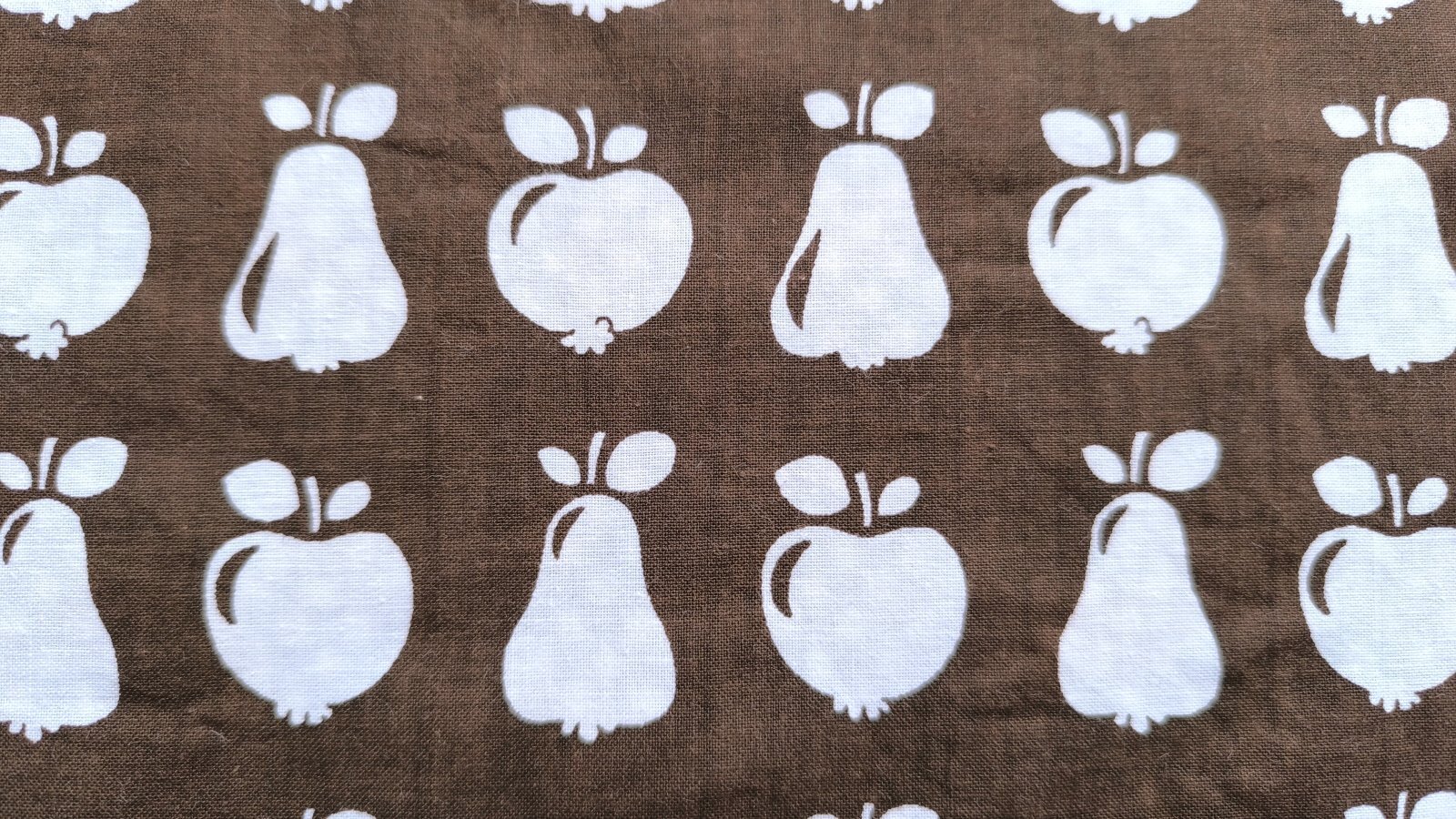 画像1: ドイツビンテージ★リンゴと洋梨のカフェマット