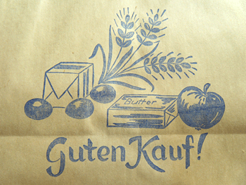 画像1: 旧東ドイツ時代の紙袋★食料品